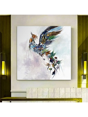 Afrika’da Yemek Yapan Anne Figürü, Etnik Duvar Sanatı, Nijerya Tarzı Kadın Figürlü Tablo