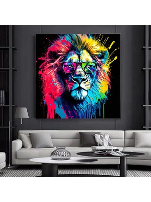 Mısır Firavun ve Kraliçe Duvar Sanatı; Firavun Kanvas Sanatı; Firavun ve Kraliçe Baskısı