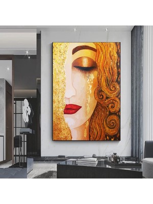 Afrika’da Yemek Yapan Anne Figürü, Etnik Duvar Sanatı, Nijerya Tarzı Kadın Figürlü Tablo