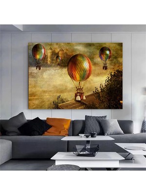 Sfenks ve Kleopatra Mısır Hatıra Papirüs Kanvas Duvar Sanatı, Kleopatra Kanvas Dekoru