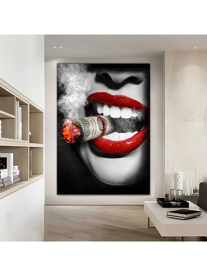 Soyut Graffiti Maymun, Komik Goril Duvar Sanatı, Renkli Şempanze Kanvas Dekoru