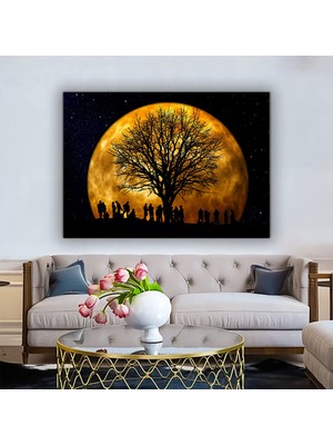 Afrika Kadın Portresi, Afro-Amerikan Kültürü, Afrika Kabilesi Duvar Sanatı, Yağlı Boya