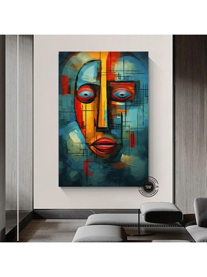 Siyah ve Altın Mermer Modern Poster, Alkol Mürekkebi Detaylı Trend Kanvas