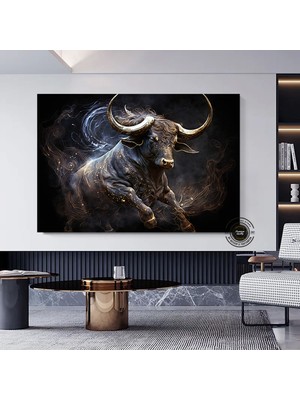 Kanvas Sanat Eseri Ekstra Büyük Tavuskuşu Tablosu, Duvar Sanatı, Hayvan Posteri, Hayvan Kanvas
