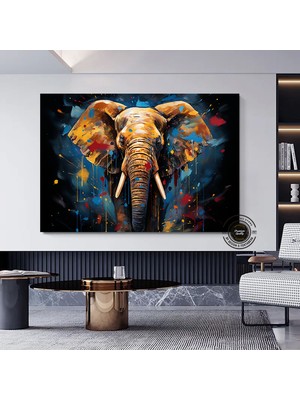 Karahindiba Soyut Kanvas Sanatı; Büyük Soyut Karahindiba Duvar Sanatı; Özel Modern Moda Trendi; Otur