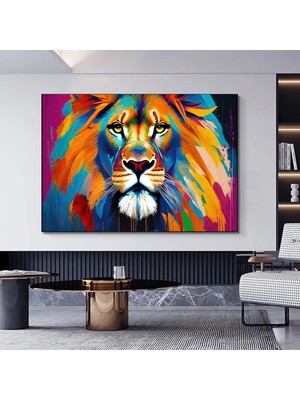 Masai Afrikalı Kadınlar Duvar Sanatı – Soyut Afrika Kanvas; Renkli Etnik Tablo