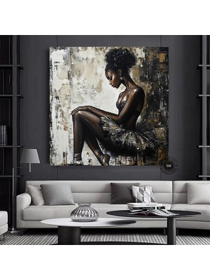 Buddha Kanvas Tablo – Yoga ve Meditasyon Temalı Duvar Sanatı – Lotus ve Hediye