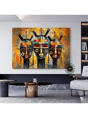 Çiçekli Kadın Portresi – Başında Çiçek Taçlı Kadın Kanvas – Moda ve Sanat