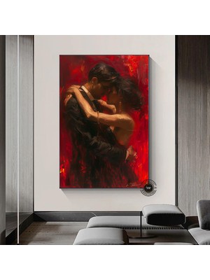 Modern Afrikalı Kadın Kanvas Tablosu; Oturma Odası Dekoru; Etnik Kadın Sanatı