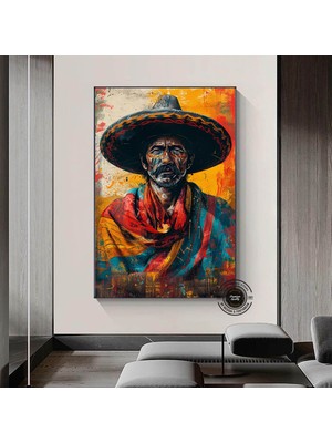 Isa Kanvas Tablosu; Dini Hediye; Hristiyan Duvar Dekoru; Kutsal Kitap Sanatı; Isa Kuzu Kucağında Yağ