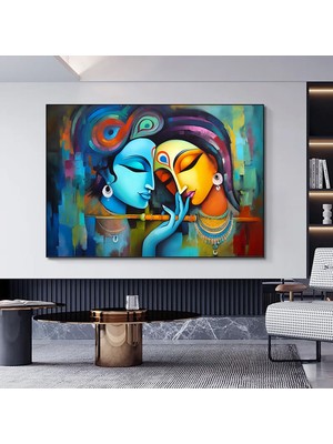 Caz Duvar Sanatı, Müzisyen Baskıları, Soyut Modern Jazz Temalı Kanvas