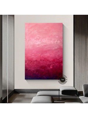 Denizde Yatlar Kanvas Tablo, Soyut Deniz Manzarası Kanvas Baskı