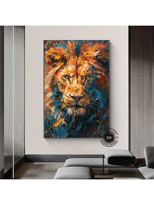 Lüks Mermer Duvar Dekoru – Lacivert Duvar Sanatı; Soyut Mermer Tablosu; Alkol Mürekkebi; Altın Merme