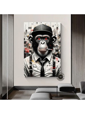 Balerin Graffiti Poster Baskısı, Dans Eden Balerin Duvar Sanatı, Sokak Sanatı Kanvas