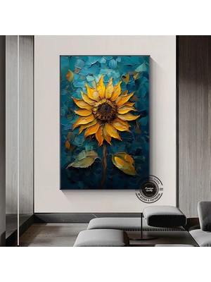 Çiçekli Kadın Kanvas Tablosu, Güller ve Kadın Baskısı, Çiçek Kadın Portresi