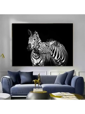 Koşan Atlar Kanvas Sanatı – Toz Bulutu Oluşturan At Sürüsü, Büyük Duvar Sanatı, Kanvas Tablo