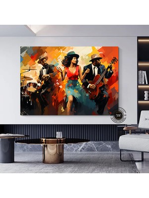 Aslan Kral Kanvas Tablosu, Siyah Altın Soyut Aslan Resmi, Ekstra Büyük Kanvas