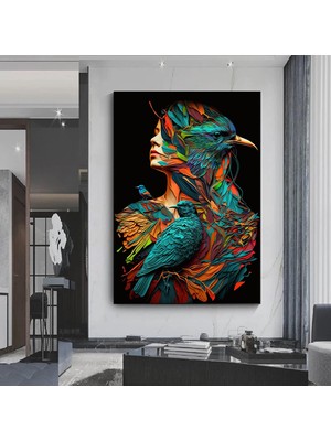 Modern Sokak Sanatı – Orijinal Graffiti; Benzersiz Soyut Duvar Tablosu; Asmaya Hazır