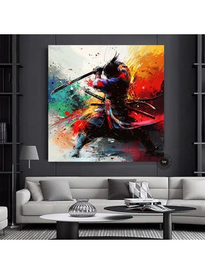 At Duvar Sanatı, Yağmurda Koşan Atlar, Yaratıcı Duvar Sanatı, Yaban Hayvanları Tablosu