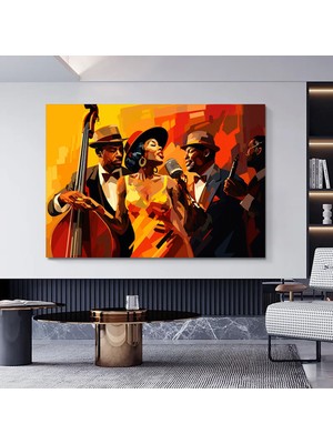 Iki At Kanvas Tablo – Hayvan Duvar Sanatı – Lüks Modern Kanvas Baskı