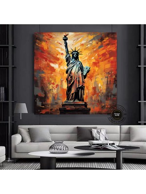 Büyük Soyut Duvar Sanatı Graffiti; Amerikan Reprodüksiyon Tablosu; Kanvas Duvar Sanatı; Poster Baskı