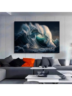Aslan Duvar Sanatı Dekoru – Modern Pop Art Baskı; Büyük Renkli Duvar Baskıları; Soyut Hayvan Sanatı;