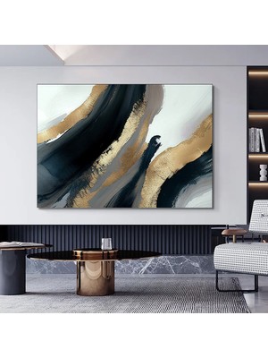 Renkli Aşk Dansı Kanvas Tablo – Kadın ve Erkek Figür Parti Sanatı – Eşsiz Hediye