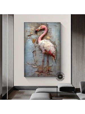 Soyut Geometrik Kadın Portresi, Dijital Sanat Kanvas Baskısı