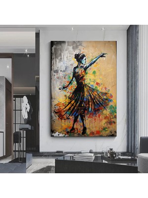 Caz Duvar Dekoru, Orkestra Sanatı, Müzik Temalı Duvar Posteri, Picasso Tarzı