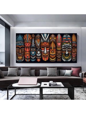 Soyut Graffiti Maymun; Komik Gorilla Duvar Sanatı; Renkli Şempanze Kanvas Dekor; Renkli Maymun Poste