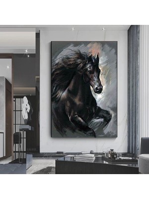 Afro-Amerikan Kraliçesi, Geleneksel Takılarla Afro-Amerikan Kadın Kanvas Duvar Sanatı