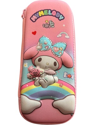 Tatlı Sebep Kalem Kutusu Sanrio My Melody  Kuromi 3D Kabartmalı Kalemlik