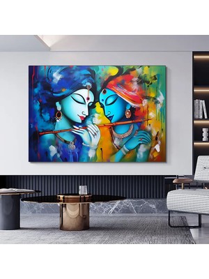 Özel Kurt Tablosu, Soyut Kanvas, Hayvan Duvar Sanat Baskıları, Ekstra Büyük Kanvas Duvar Sanatı