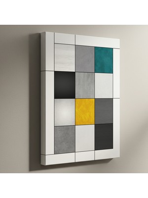 Soyut Geometrik Desen Tablosu