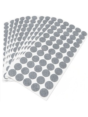 Yapışkanlı Mobilya Masa Sandalye Parke Zemin Ayak Koruyucu Kaydırmaz Keçesi 20 mm (100'LÜ Paket)