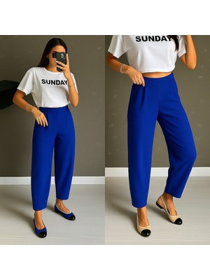 Arben Boutique Kadın Yüksek Bel Krep Pantolon