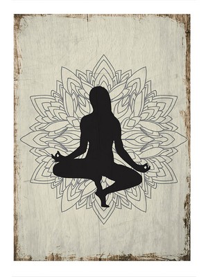 Namaste Yoga Tasarım Mdf Tablo 50 cm x 70 cm