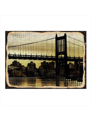 Bedeko Köprü Mdf Poster 50 cm x 70 cm