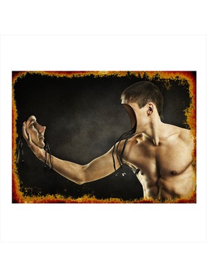 Bedeko Yüzleşme Art Mdf Tablo 50 cm x 70 cm