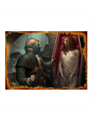 Bedeko Vampir Avcısı Hediyelik Mdf Tablo 50 cm x 70 cm