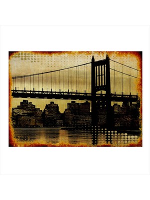 Bedeko Köprü Art Mdf Tablo 50 cm x 70 cm