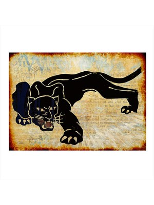 Bedeko Panter Model Mdf Tablo 50 cm x 70 cm