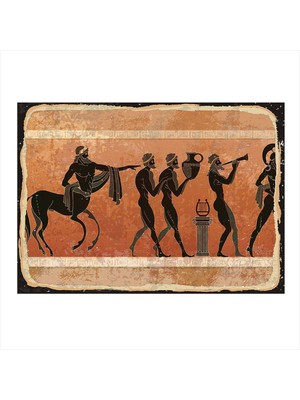 Bedeko Mitolojik Resim Modern Ahşap Tablo 50 cm x 70 cm