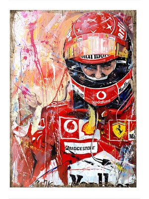 Formüla Pilotu Hediyelik Mdf Tablo 50 cm x 70 cm