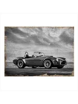 Bedeko Klasik Spor Araba Dekoratif Mdf Tablo 50 cm x 70 cm