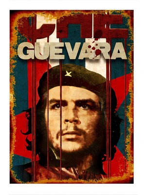 Ernesto Che Guevara Art Mdf Tablo 50 cm x 70 cm