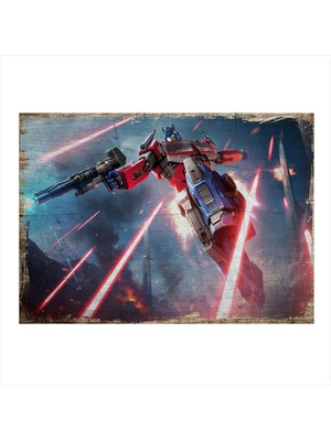Bedeko Transformers Mdf Poster 50 cm x 70 cm