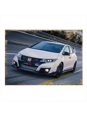 Bedeko Beyaz Hoda Civic Modern Mdf Tablo 50 cm x 70 cm