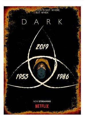 Bedeko Dark Netflix Desenli Ahşap Tablo 50 cm x 70 cm