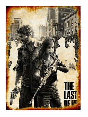Bedeko The Last Of Us Poster 50 cm x 70 cm Mdf Tablo 50 cm x 70 cm